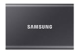 Samsung Portable SSD T7, 1 TB, USB 3.2 Gen.2, 1.050 MB/s Lesen, 1.000 MB/s Schreiben, Externe SSD...