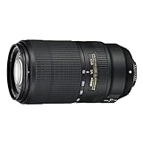Nikon AF-P Nikkor 70-300mm 1:4.5-5.6E ED VR Objektiv (62 mm Filtergewinde) für Nikon-F-Bajonett...