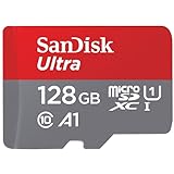 SanDisk Ultra Android microSDXC UHS-I Speicherkarte 128 GB + Adapter (Für Smartphones und Tablets,...