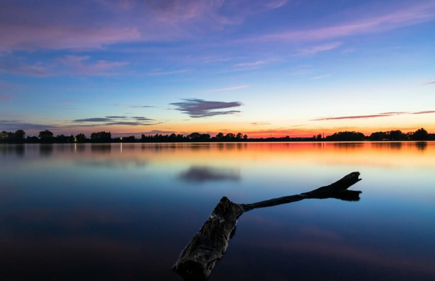 Langzeitbelichtung am Wasser mit ND-Filter