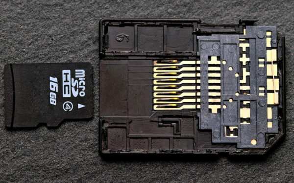 microSD Karte mit Adapter