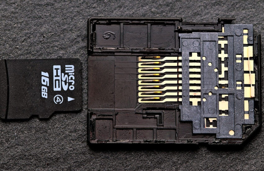 MicroSD-Karte mit Adapter