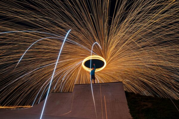 Kameraeinstellungen beim Lightpainting